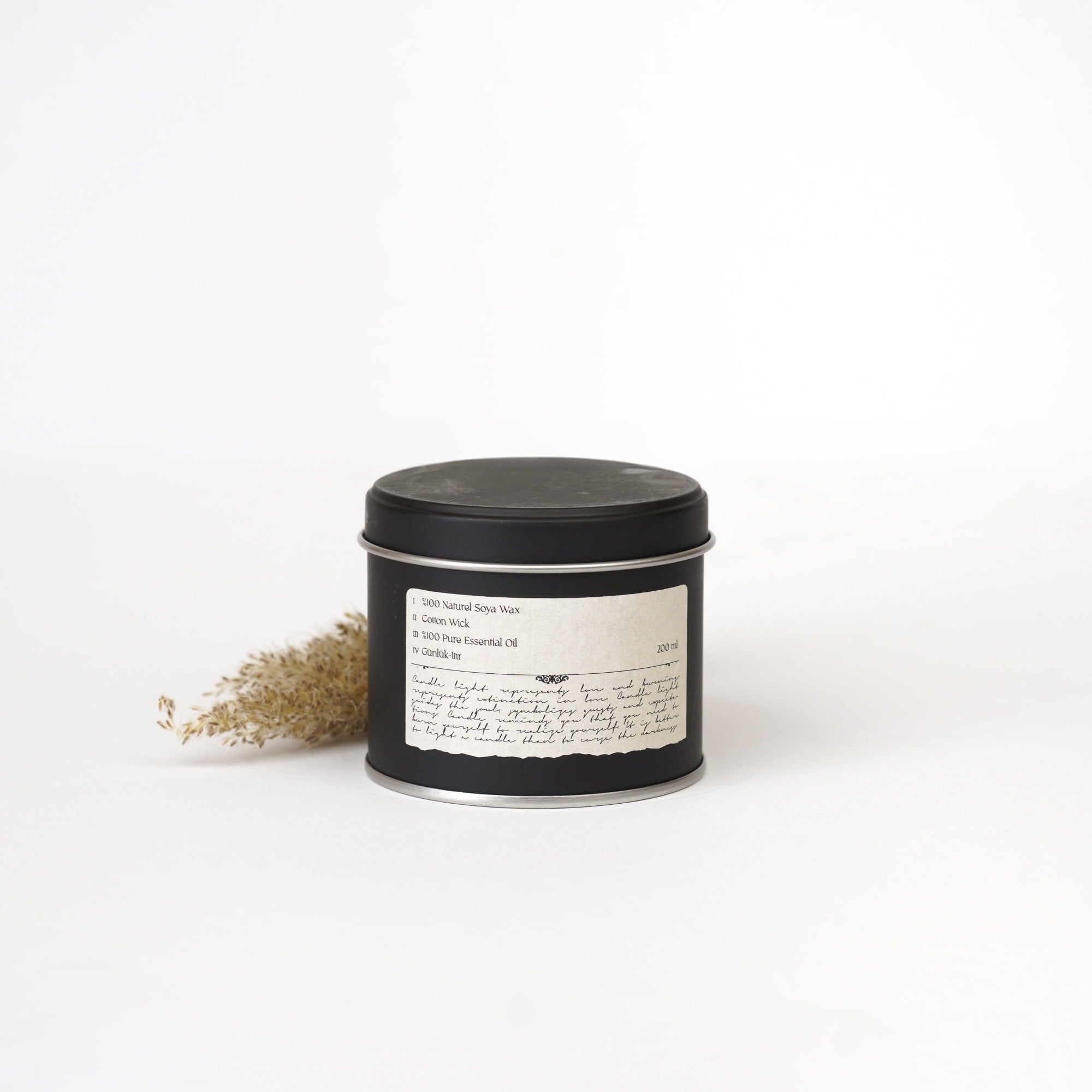 Günlük-Itır Uçucu Yağlı Soyalı Mum
