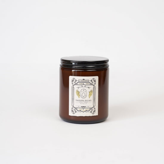 Günlük-Itır Uçucu Yağlı Amber Cam Soyalı Mum