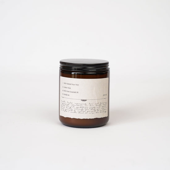 Günlük-Itır Uçucu Yağlı Amber Cam Soyalı Mum