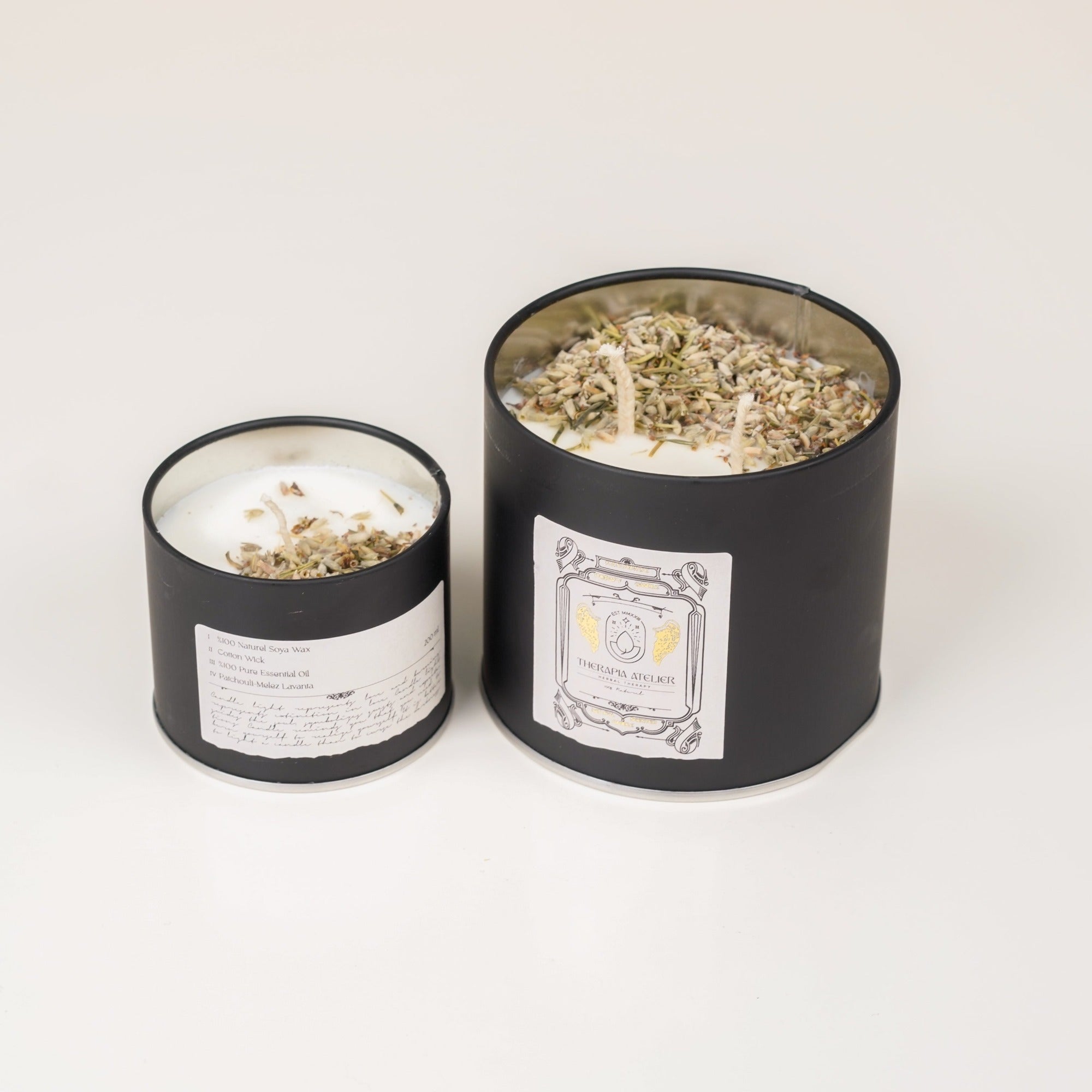 Patchouli-Melez Lavanta Uçucu Yağlı Soyalı Mum