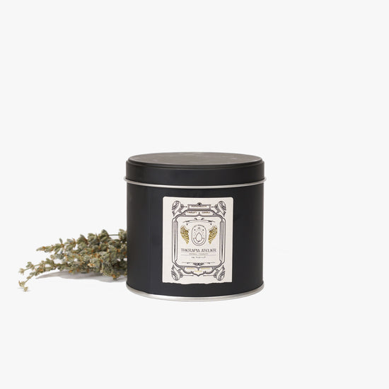 Günlük-Itır Uçucu Yağlı Amber Cam Soyalı Mum