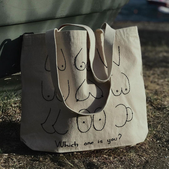 Waxed Oversize Tote Bag