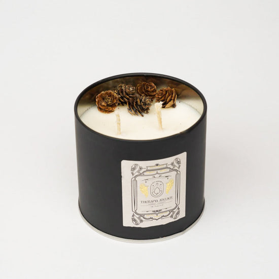 Günlük-Itır Uçucu Yağlı Amber Cam Soyalı Mum