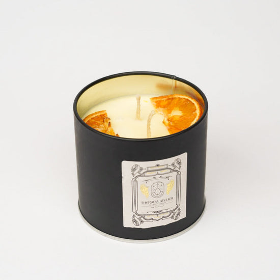 Patchouli-Ylang Ylang-Portakal-Limon Uçucu Yağlı Soyalı Mum