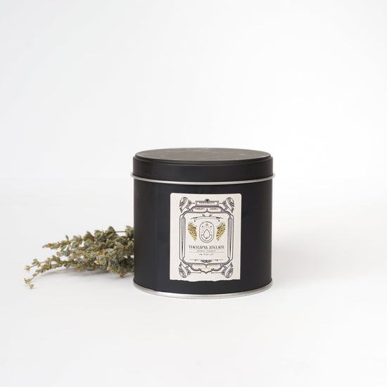 Günlük-Itır Uçucu Yağlı Amber Cam Soyalı Mum