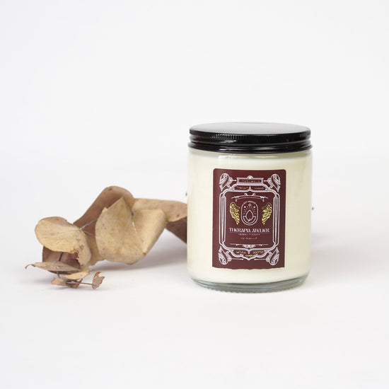 Günlük-Itır Uçucu Yağlı Şeffaf Cam Soyalı Mum