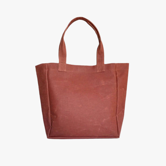 Waxed Oversize Tote Bag