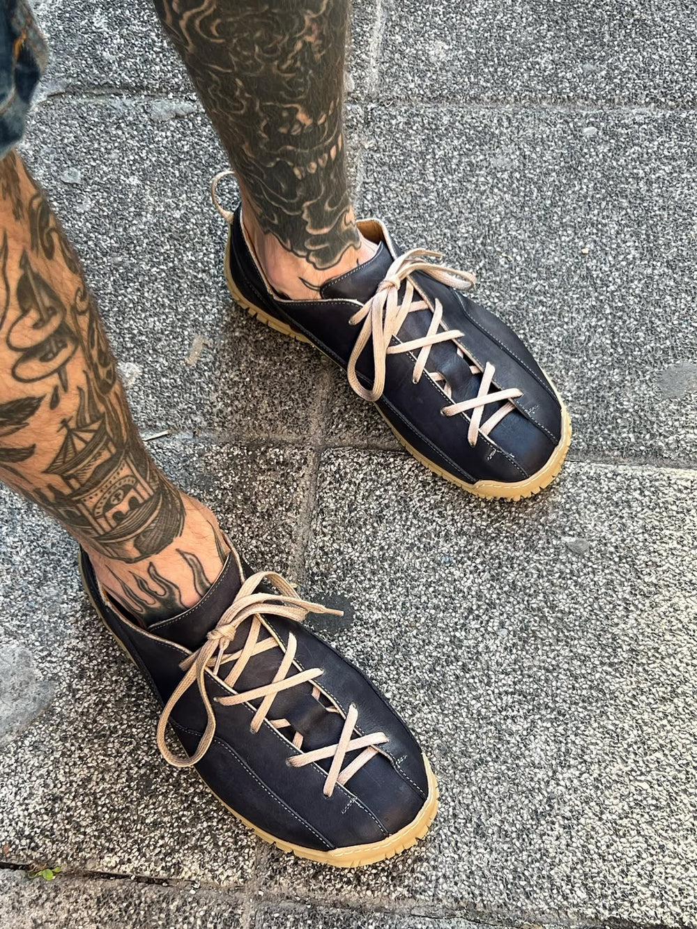 Black Mustache Boots