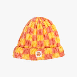 Beanie Damalı Şapka