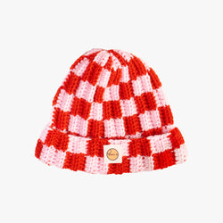 Beanie Damalı Şapka