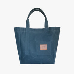 Waxed Oversize Tote Bag