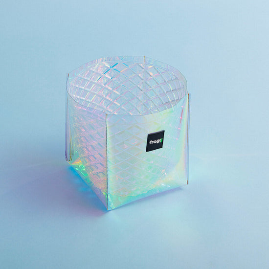 Holografik PVC Kaplamalı Plastik Saksı