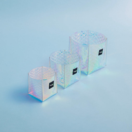 Holografik PVC Kaplamalı Plastik Saksı