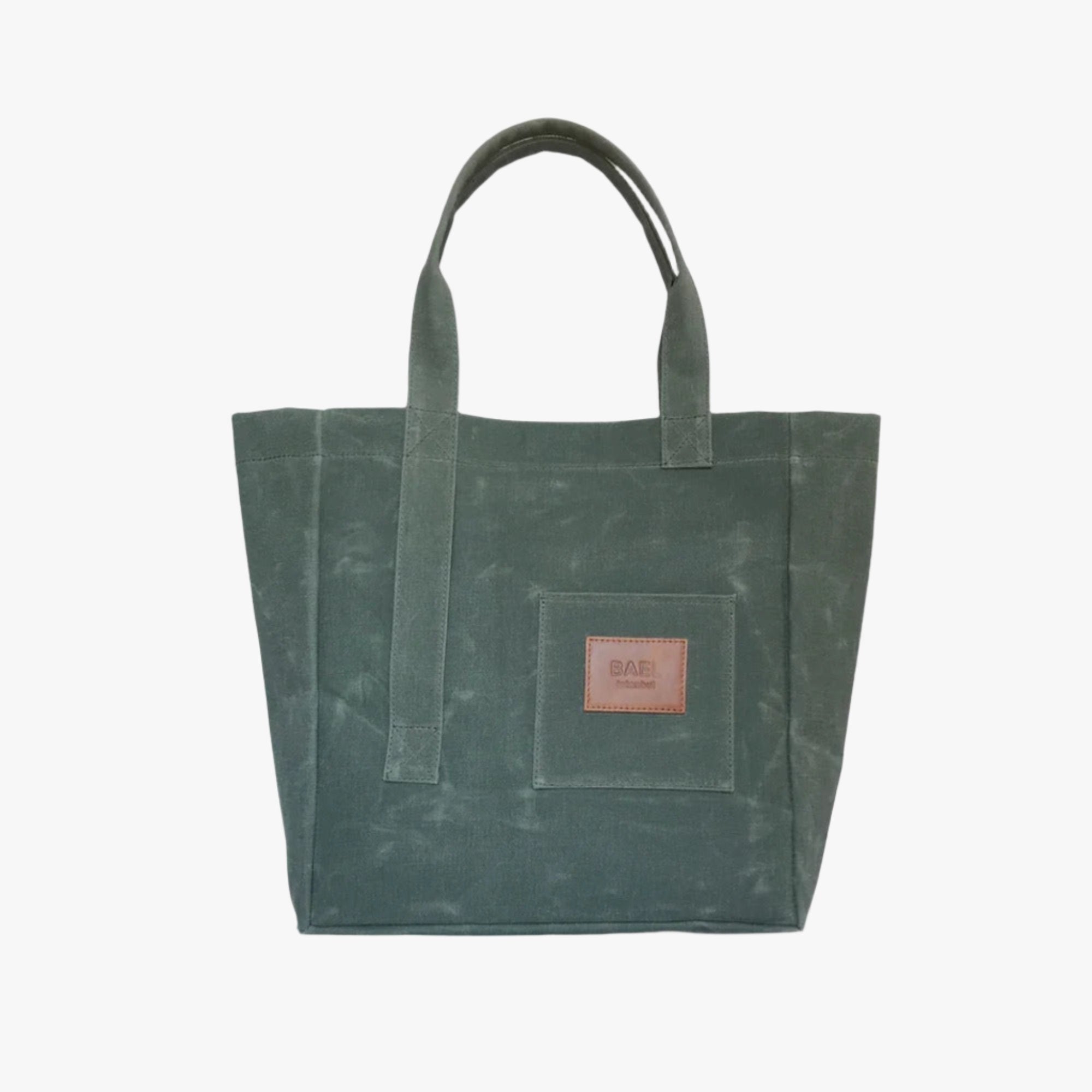 Waxed Oversize Tote Bag