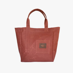 Waxed Oversize Tote Bag