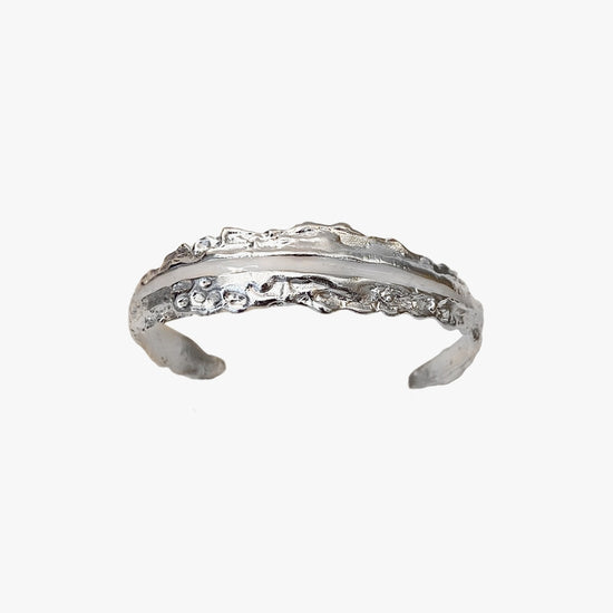 Brambuta Enki Cuff Gümüş Beyaz
