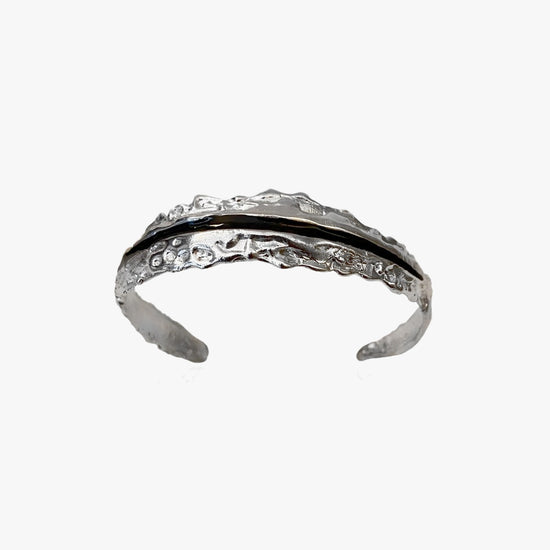 Brambuta Enki Cuff Gümüş Siyah
