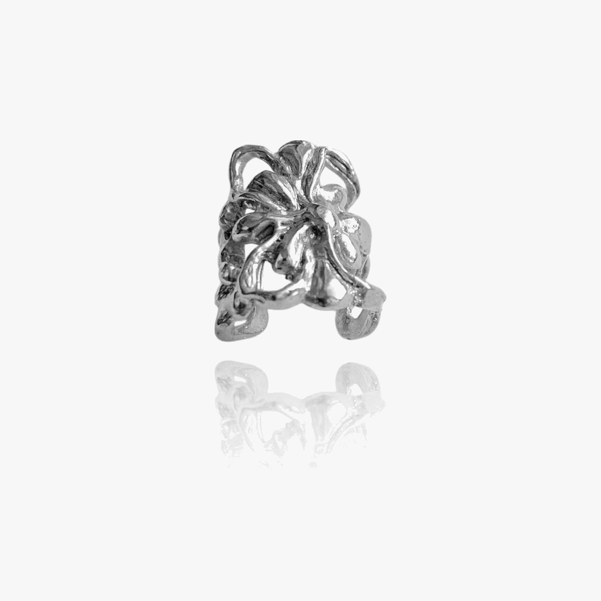Brambuta Nanshe Earcuff Kıkırdak Küpe Gümüş