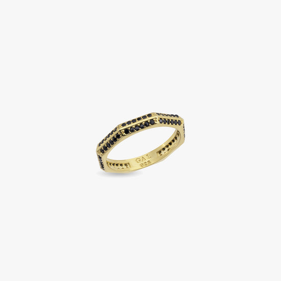 Stone Luna Ring
