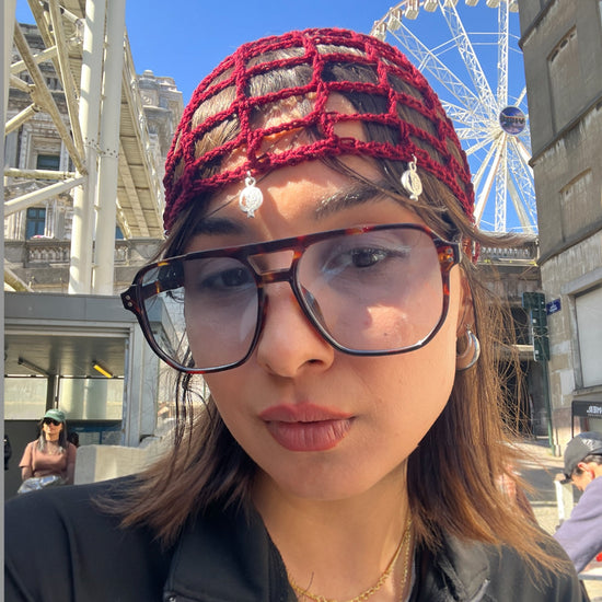 Charm Mesh Hat - Gesu Store