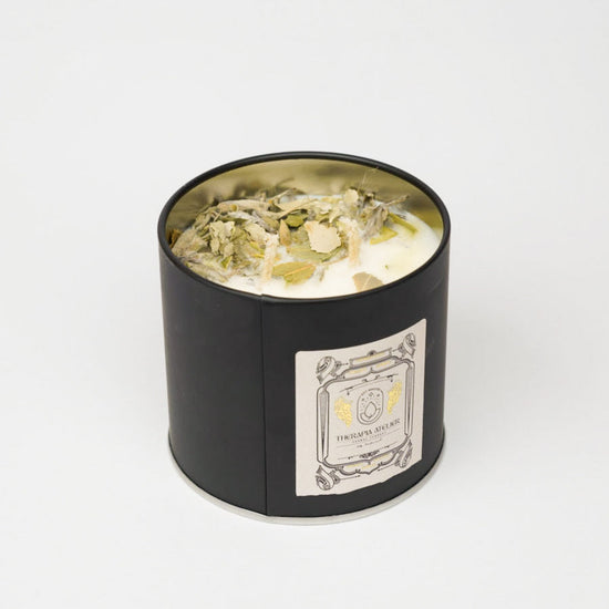 Günlük-Itır Uçucu Yağlı Amber Cam Soyalı Mum